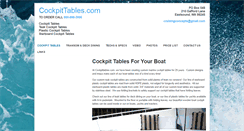 Desktop Screenshot of cockpittables.com