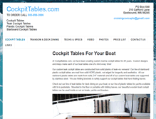Tablet Screenshot of cockpittables.com